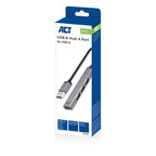 ACT AC6325 | USB 3.2 Gen 1 Interface Hub | Type-A | 5 Gbps | Grijs