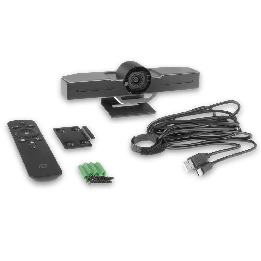 ACT AC7990 Full HD Conferentiecamera | 105° Kijkhoek | 2 Microfoons | USB | EPTZ