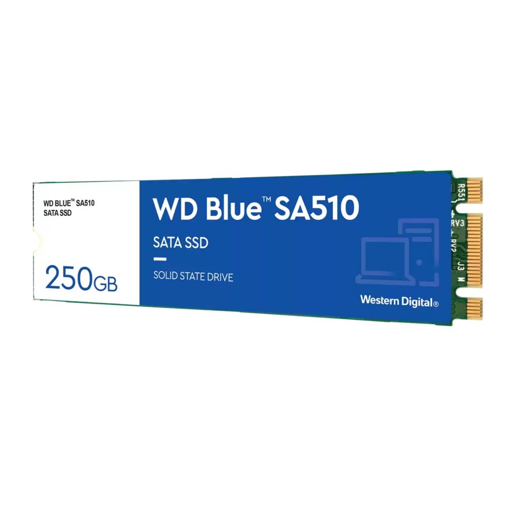 Western Digital Blue SA510 | 250GB SATA SSD | M.2 | 555MB/s Lezen | 440MB/s Schrijven