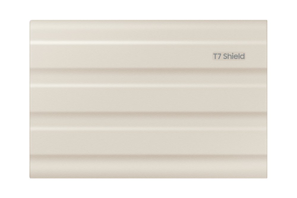 Samsung T7 Shield | Externe SSD | 1TB | USB 3.2 Gen2 | 1.050MB/s Lezen | 1.000MB/s Schrijven | Beige