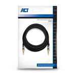 ACT AC3614 | 3.5mm Audiokabel | 15 Meter | Stereo Jack naar Jack | Zwart