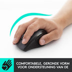Logitech Marathon M705 | Draadloze Muis | Rechtshandig | RF | 1000 DPI | Zwart