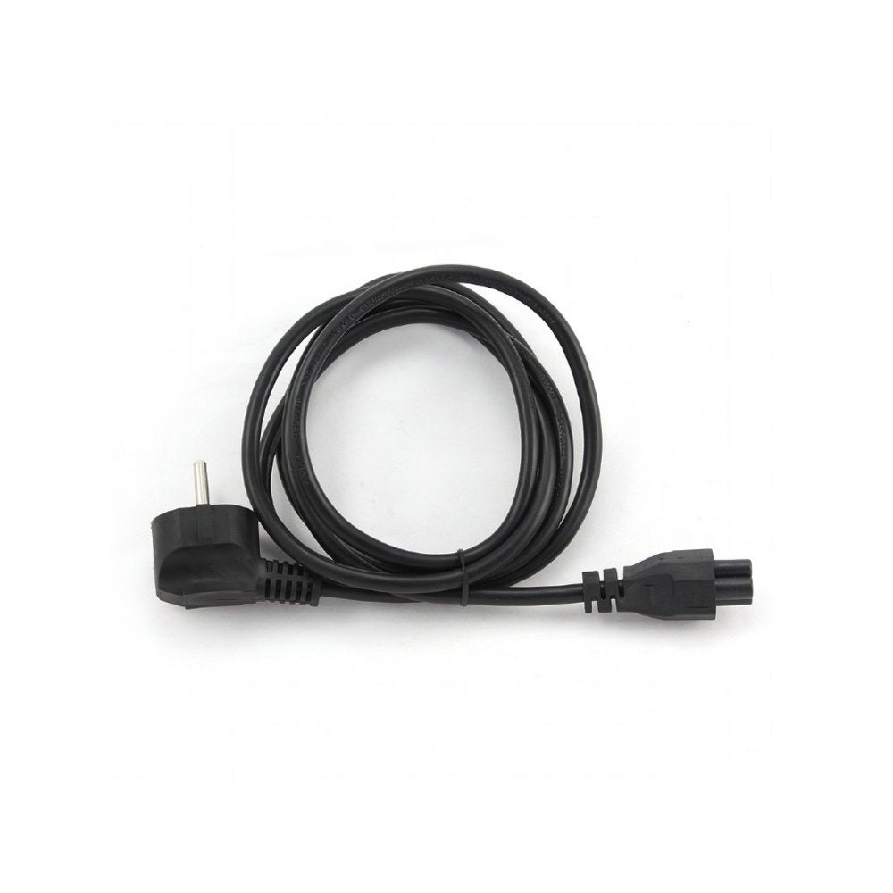 New Kenic 3-Pin Mickey Mouse (C5) EU Powercord | 1.5 m | Zwart