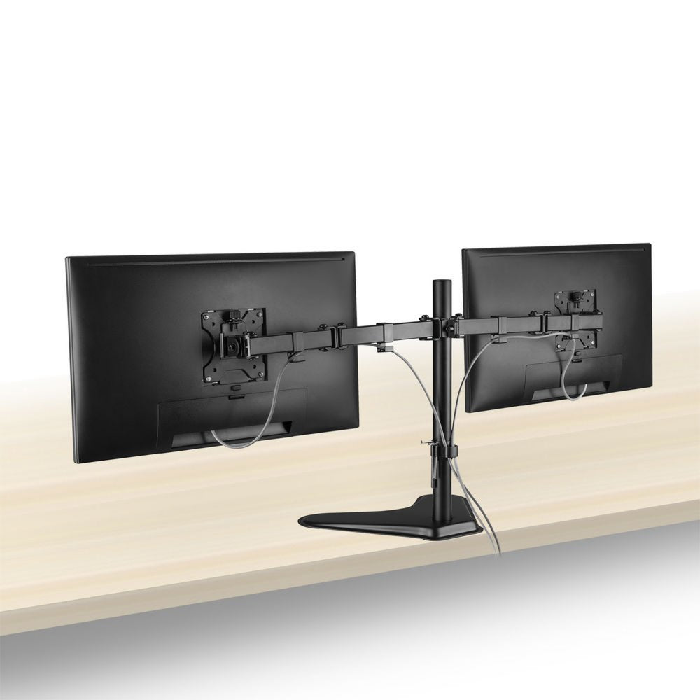 ACT AC8320 | Verstelbare Monitor-bureausteun | Tot 32" | Max 8kg | VESA 100x100 | 2 Monitoren