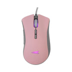 Baracuda LOBSTER RGB | Bekabelde Gaming Muis | USB-A | 6400 DPI | Roze