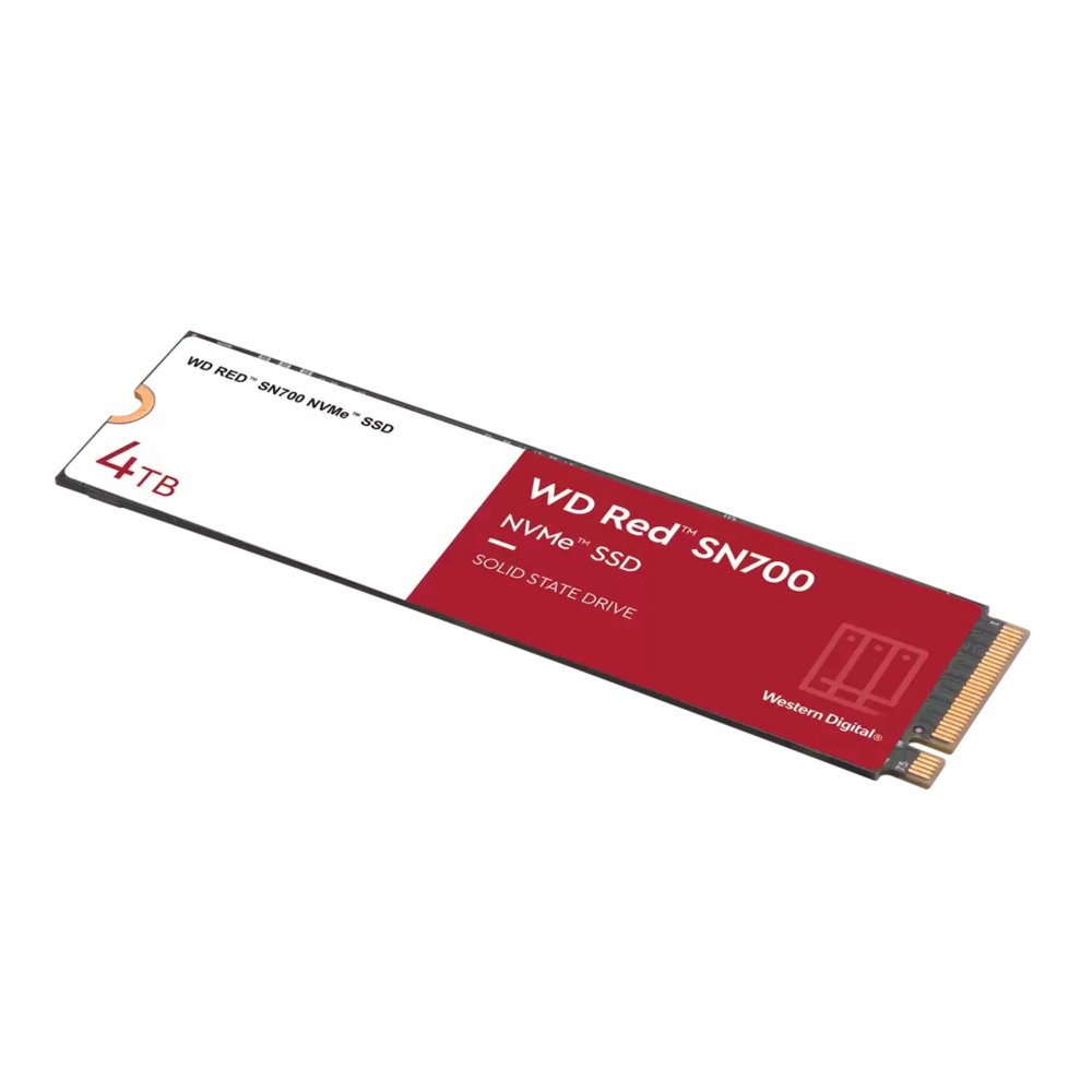 Western Digital Red SN700 | 4TB NVMe SSD | M.2 Gen3 | 3.400MB/s Lezen | 3.100MB/s Schrijven