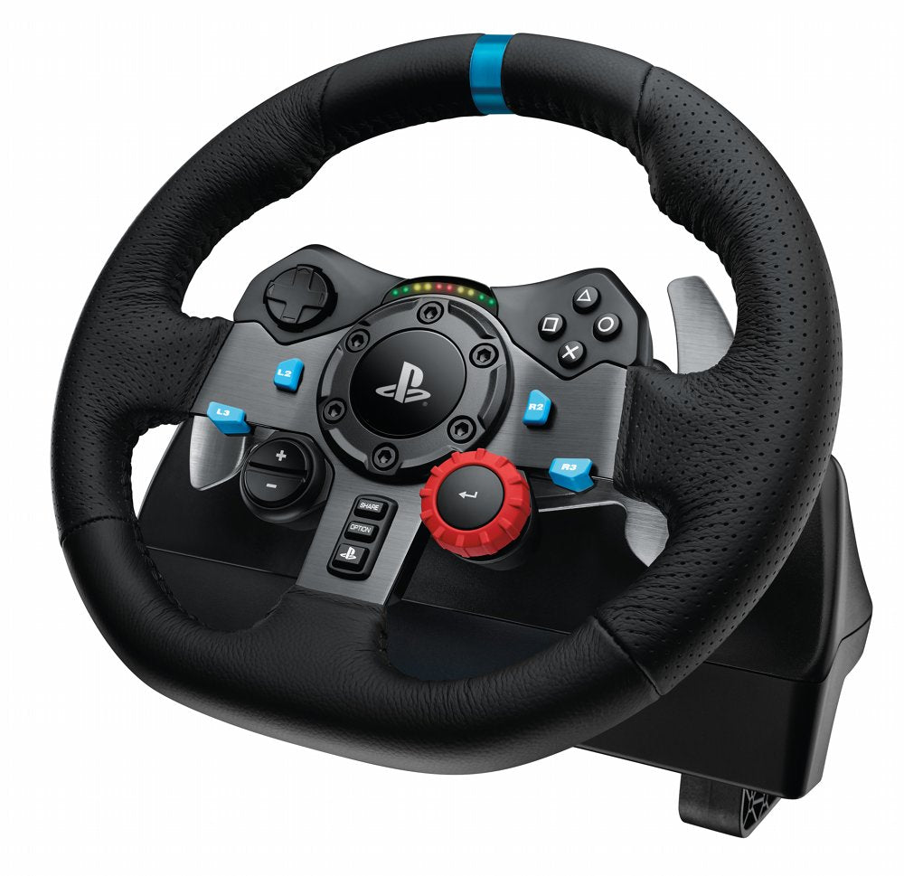 Logitech G29 Driving Force Stuurwiel + Pedalen | Force Feedback | 900° Rotatie | USB 2.0 | Compatibel met PC, PS3, PS4, PS5
