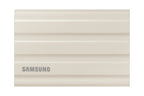 Samsung T7 Shield | Externe SSD | 1TB | USB 3.2 Gen2 | 1.050MB/s Lezen | 1.000MB/s Schrijven | Beige