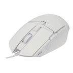 Baracuda RAPTOR RGB | Bedrade Gaming Muis | USB-A | 6400 DPI | Wit