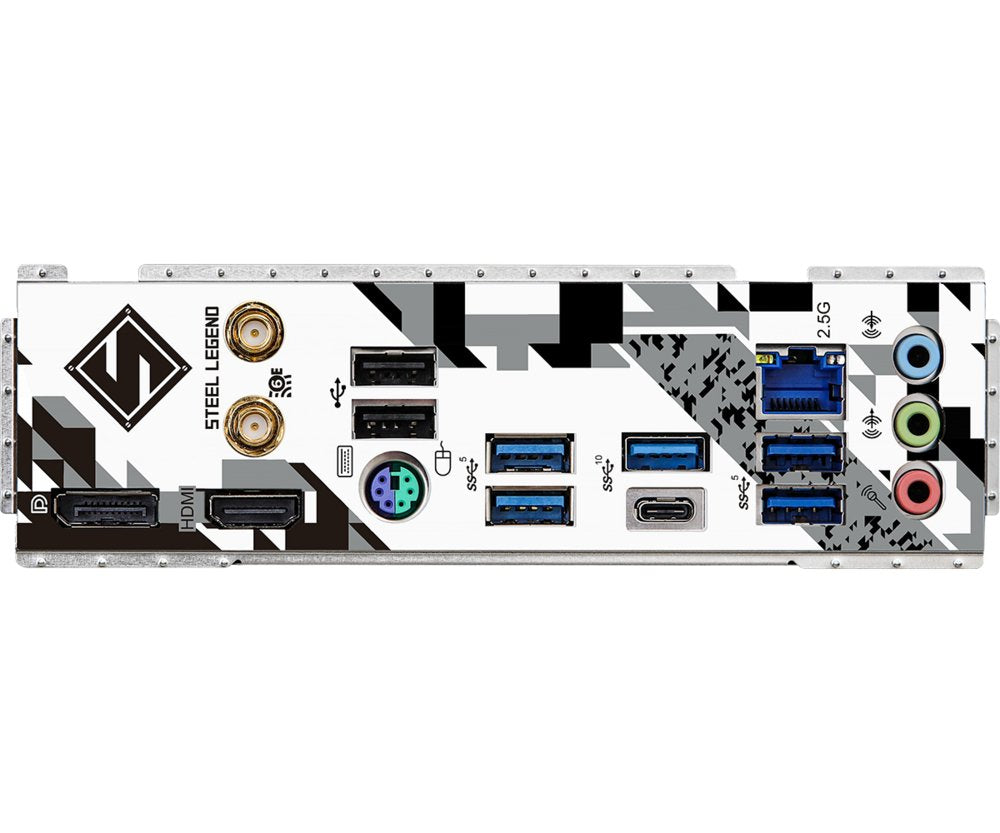 Asrock B760M Steel Legend WiFi | Socket LGA 1700 | Intel B760 | 4xDDR5 | Micro-ATX | Moederbord