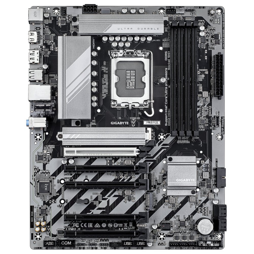 Gigabyte B860 DS3H | Socket LGA 1851 (V1) | Intel B860 | 4xDDR5 | ATX | Moederbord
