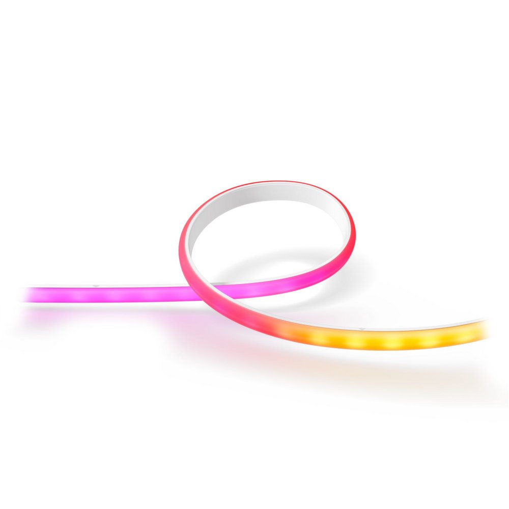 Philips Hue Gradient Lightstrip | Basispakket | 2 meter | RGBIC | EU/UK stekker | Bluetooth & Zigbee