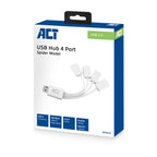 ACT AC6210 | Interface Hub | USB 3.2 Gen 1 (3.1 Gen 1) Type-A | 480 Mbit/s | Wit