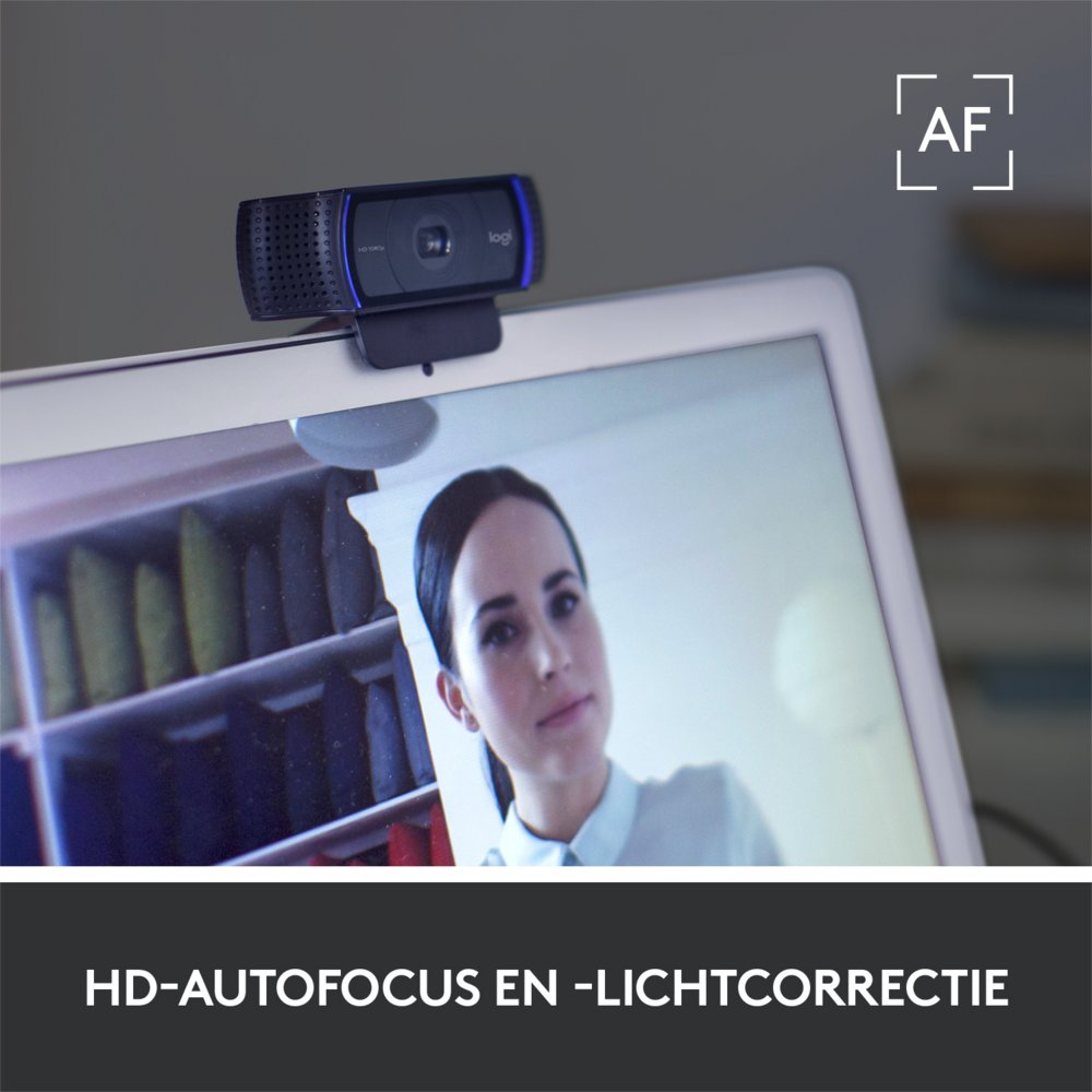 Logitech C920s PRO | 1080p 30FPS USB Webcam met Microfoon