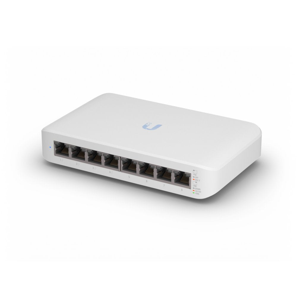 Ubiquiti UniFi Switch Lite 8 PoE | Managed L2 Switch | 8 Poorten | Gigabit Ethernet (10/100/1000) | Power over Ethernet (PoE)