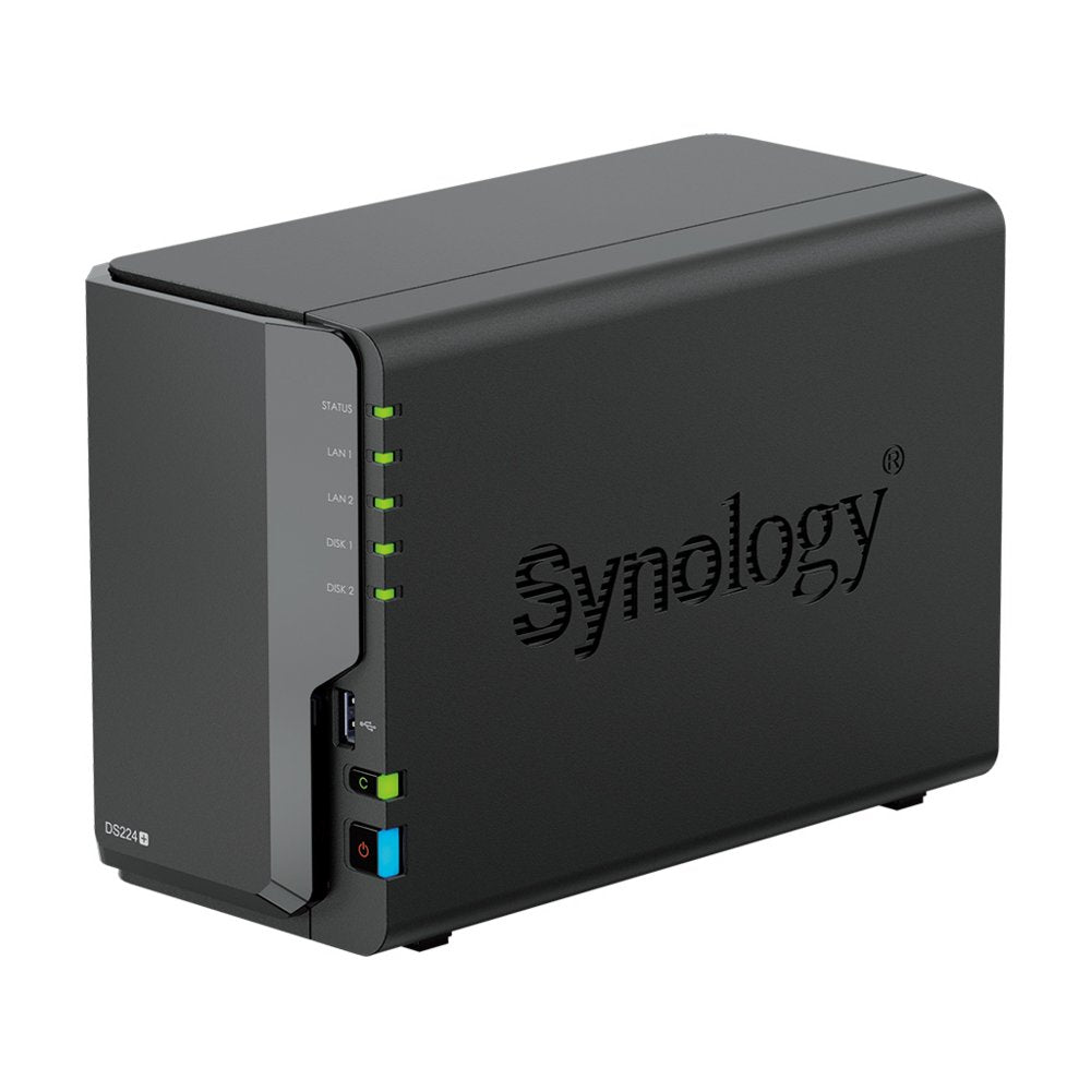 Synology DiskStation DS224+ NAS | 2 Drive Bays | Intel J4125 | 2x Gigabit Ethernet | Zwart