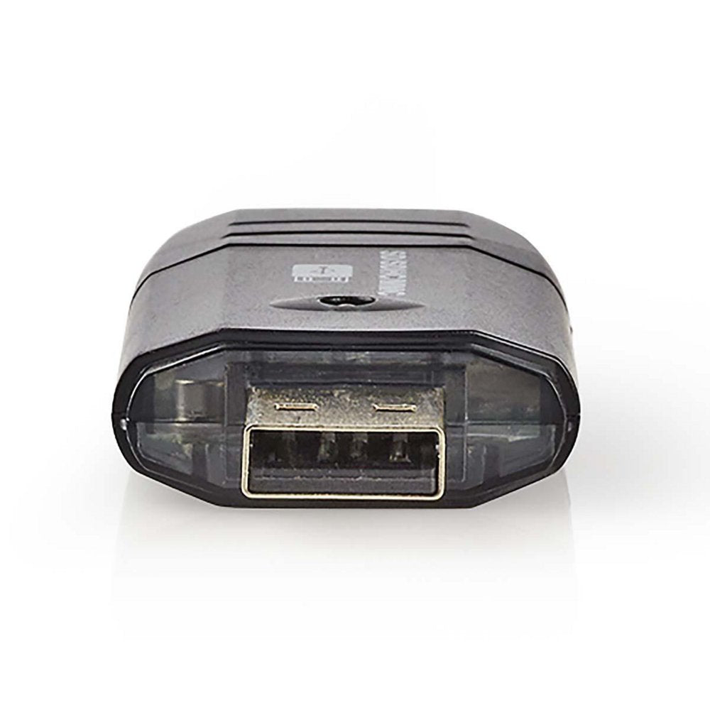 Nedis CRDRU2100BK | Geheugenkaartlezer | USB 2.0 | Zwart