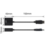 ACT AC7510 | DisplayPort naar DVI-D Adapter | 0,15 m | Zwart
