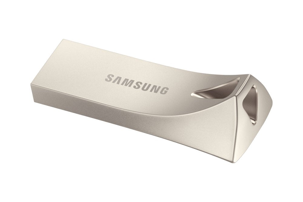 Samsung Bar Plus | 256GB USB-A 3.2 Flash Drive | tot 400 MB/s lezen | tot 110 MB/s schrijven | Zilver