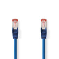 Nedis netwerkkabel | Cat6 | S/FTP (S-STP) | 2 m | Blauw | CCGP85221BU20