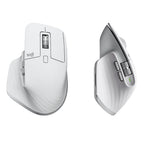 Logitech MX Master 3S | Draadloze Muis | RF-Draadloos + Bluetooth | 8000 DPI | Zilver/Wit