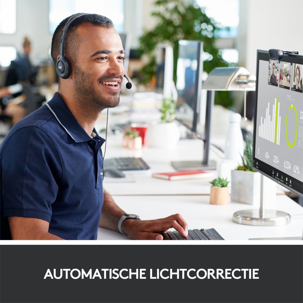 Logitech C270 | 720p 30FPS USB Webcam met Microfoon