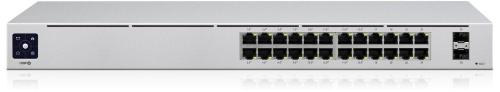 Ubiquiti UniFi 24-Port PoE | Managed L2/L3 Switch | 24 Poorten | Gigabit Ethernet (10/100/1000 Mbps) | PoE | 1U Rackmount | Z