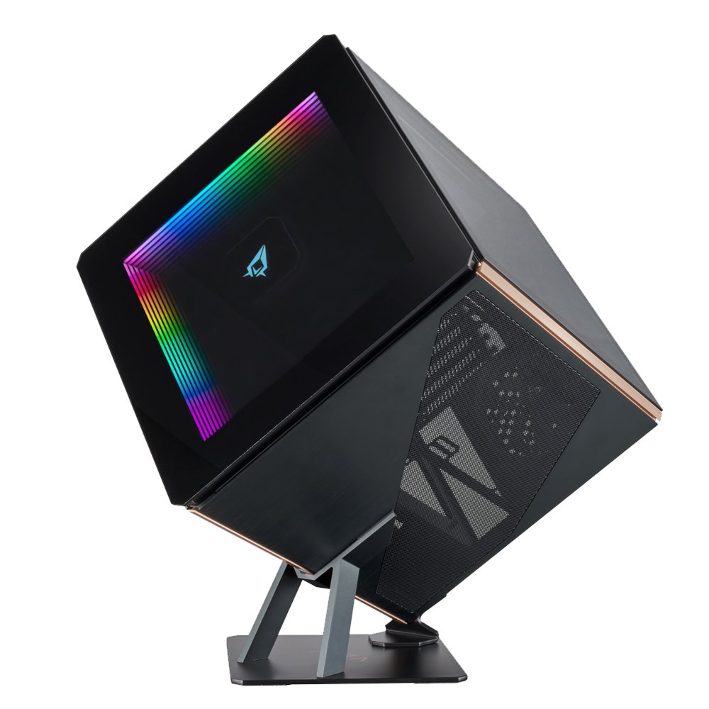 Azza Regis Cube Case | Zwart, Goud, Grijs