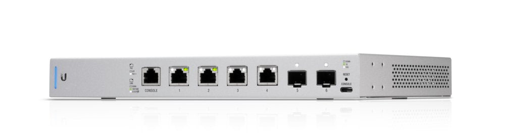 Ubiquiti UniFi US-XG-6POE | Managed Switch | 6 Poorten | 10G Ethernet (100/1000/10000) | Power over Ethernet (PoE) | 1U | Gri