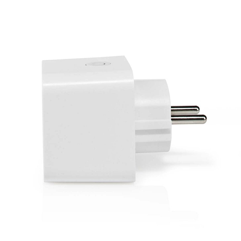 Nedis WIFIP121FWT | Wi-Fi Smart Plug | 3680 W | Energiemeter | Spraakbediening | Wit