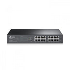 TP-Link TL-SG1016PE | Managed Smart Switch | 16 Poorten | Gigabit Ethernet (10/100/1000 Mbps) | PoE+ (150W) | VLAN/QoS | Webb