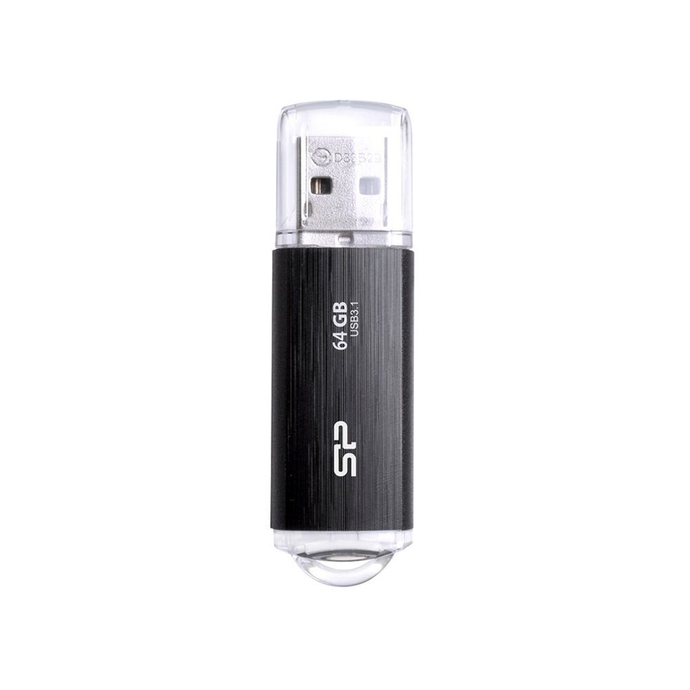 Silicon Power Blaze B02 | 64GB USB-A 3.2 Flash Drive | Zwart