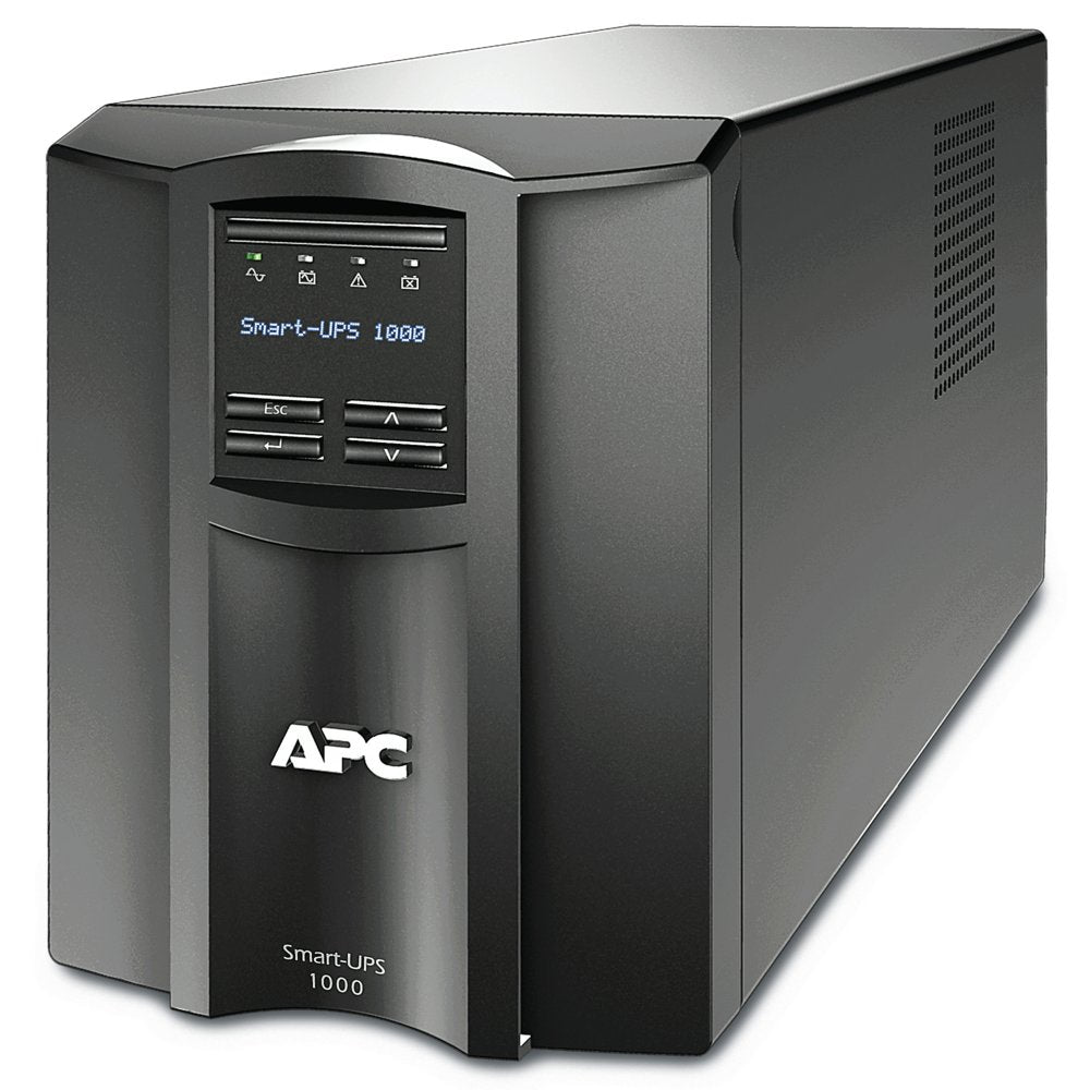 APC Smart-UPS SMT1000IC | 1000 VA / 700W | 8x IEC C13 Stopcontacten | Pure Sine Wave | SmartConnect & SmartSlot | AVR Spannin