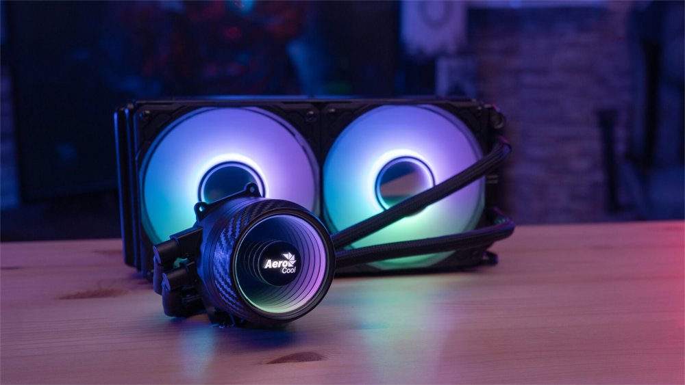 Aerocool Mirage L240 2 x 120MM ARGB RGB/GAMING Waterkoeler