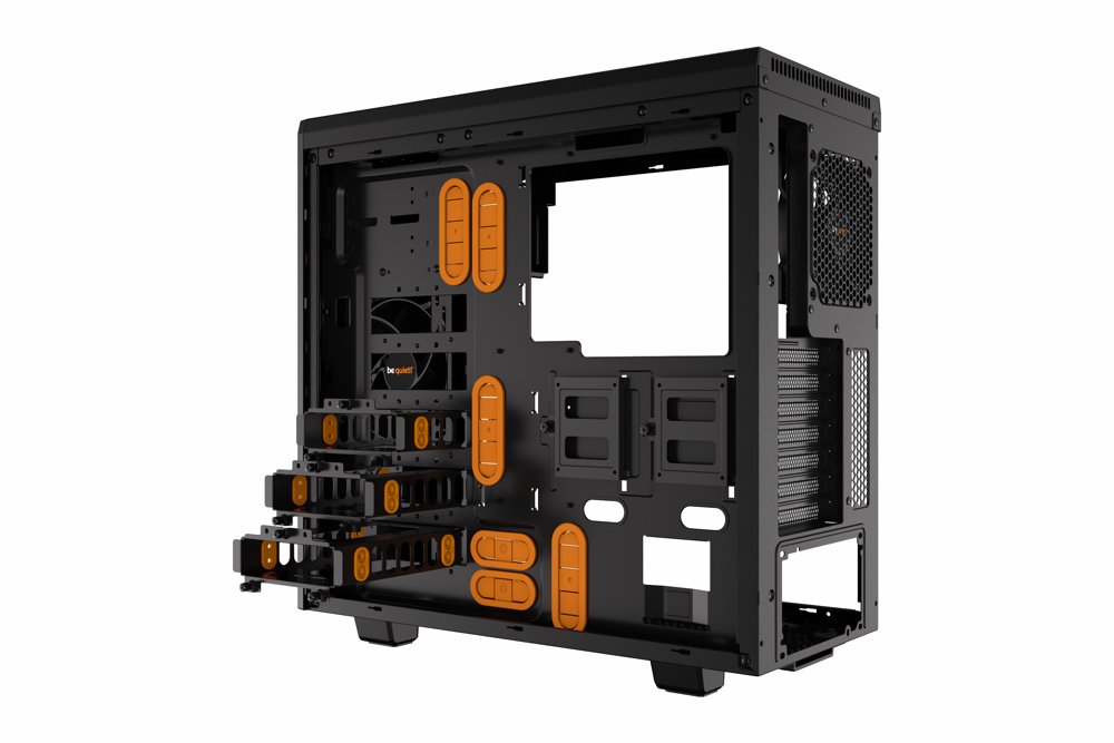be quiet! Pure Base 600 Window | Midi Tower Case | Zwart/Oranje