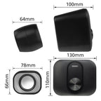 Eminent EM3515 | 2.1 Luidsprekerset | Heldere Geluidskwaliteit | 40W RMS