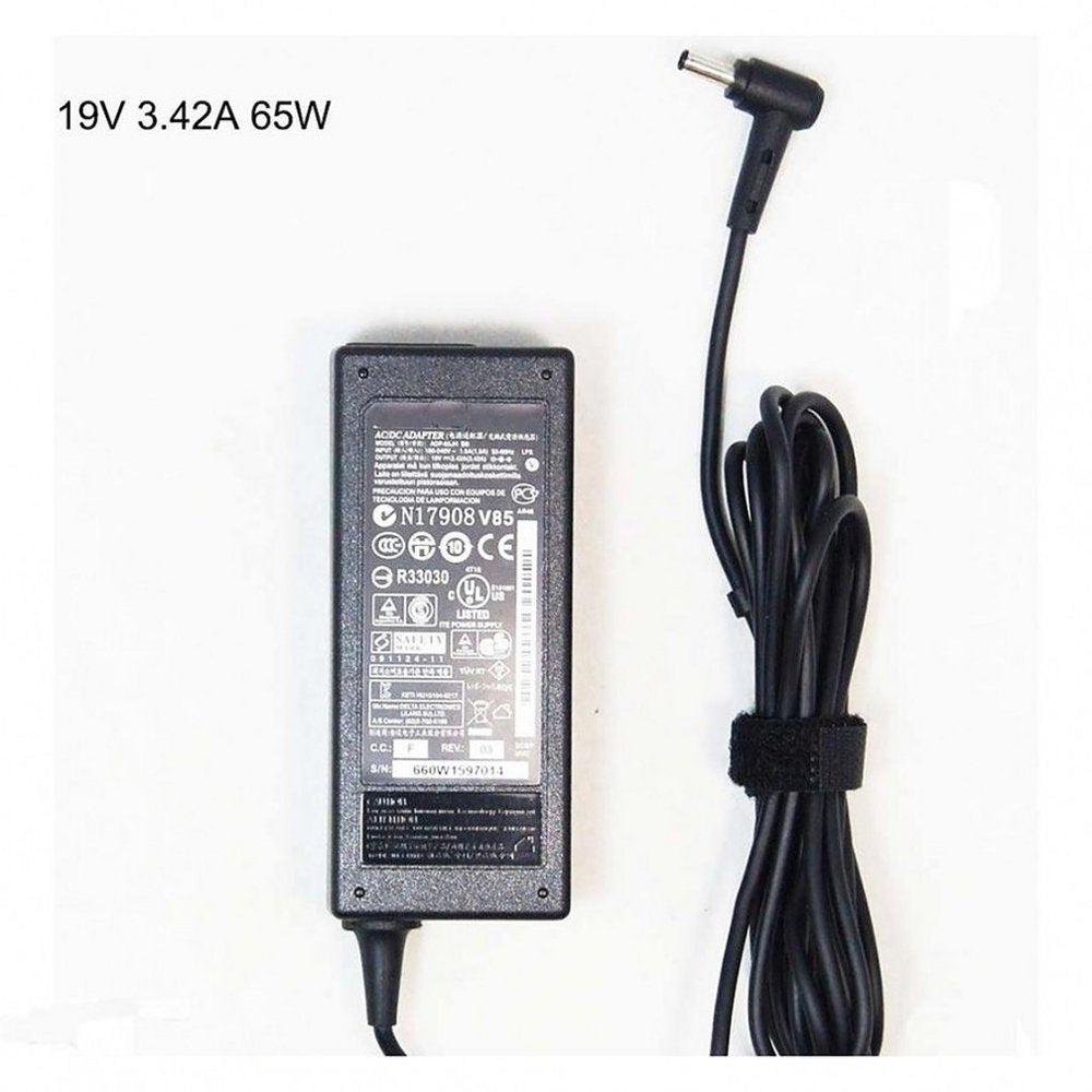 65W Adapter | Voor ASUS B400A | Center Pin (19V 3.42A) | Zwart