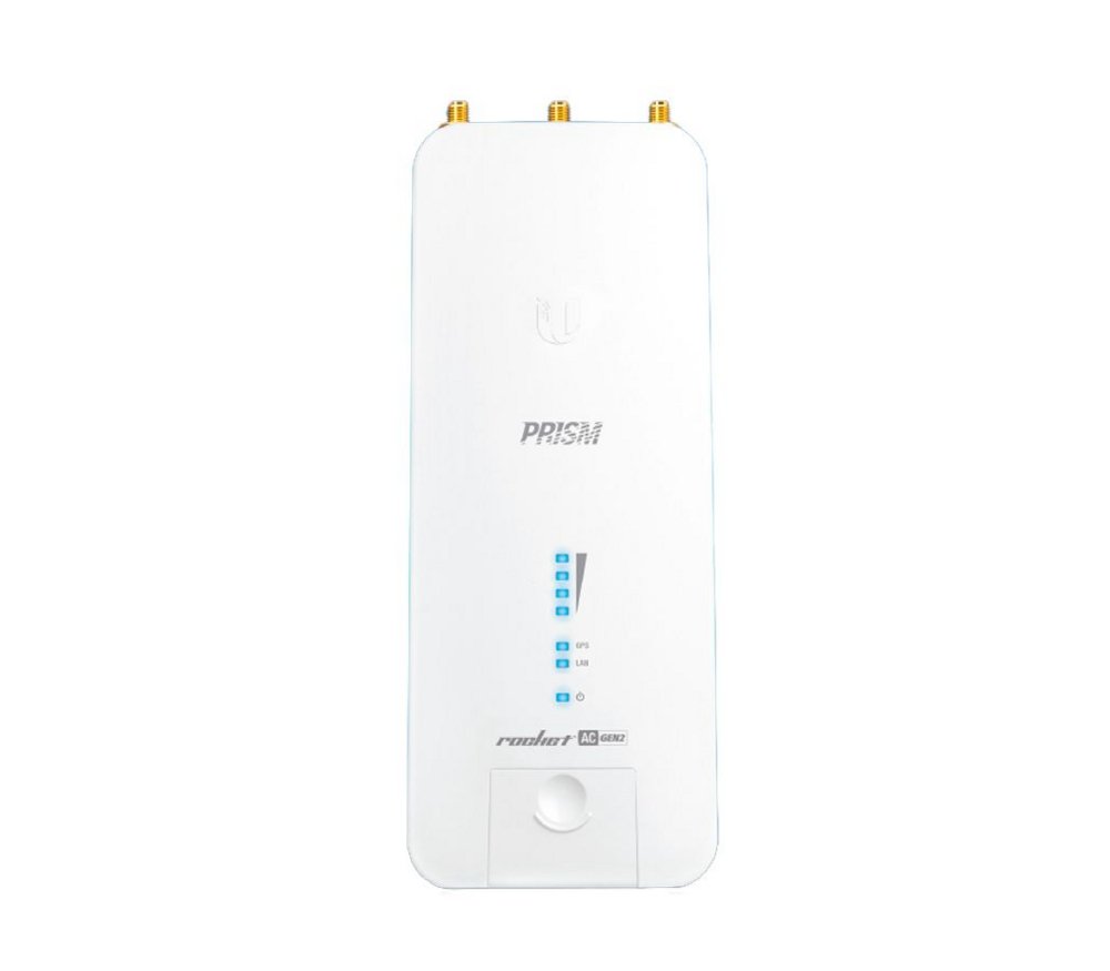 Ubiquiti airMAX Rocket Prism 5AC Gen 2 | WiFi 5 Outdoor Access Point | 500 Mbit/s | Passief PoE (injector meegeleverd) | Incl