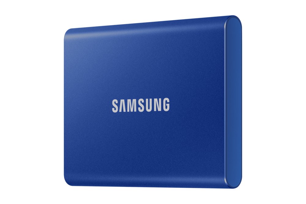 Samsung T7 | Externe SSD | 2TB | USB 3.2 Gen2 | 1.050MB/s Lezen | 1.000MB/s Schrijven | Blauw