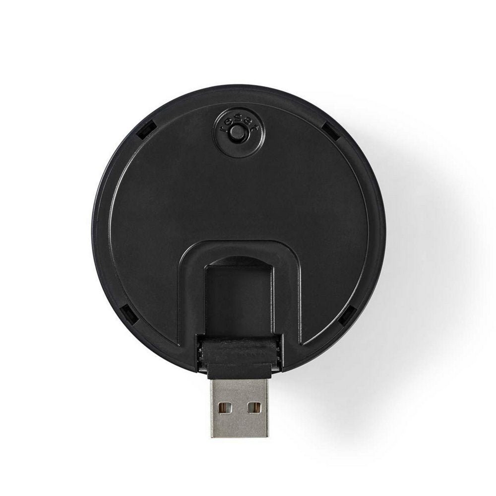 Nedis WIFICDPC10BK | Draadloze deurbelontvanger | USB-gevoed | 433 MHz | 80 dB | Zwart