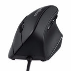 Perixx PERIMICE-515 II | Ergonomische Bedrade Muis | Rechtshandig | USB-A | 1600 DPI | Zwart