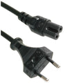 Gembird electriciteitssnoer | 2-pin | Zwart | 1,8 m | PC-184-VDE