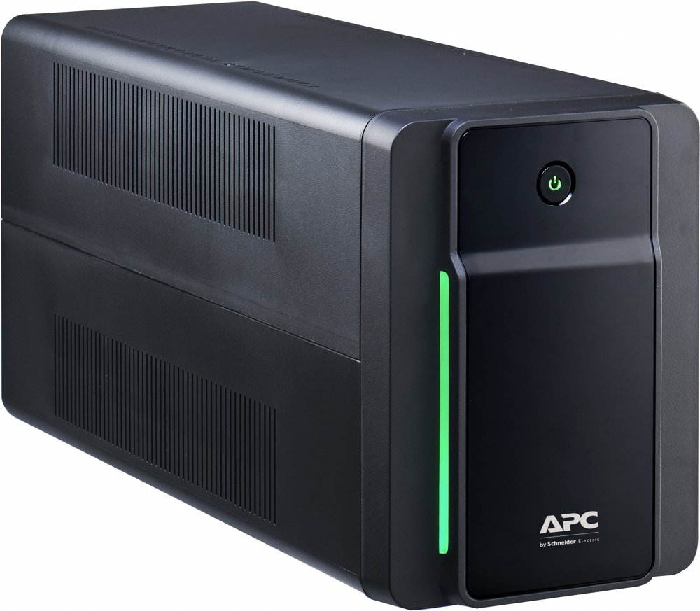 APC Back‑UPS BX1200MI | 1200 VA Line‑Interactive UPS | 6x C13 | 650 W | C14 Ingang | Compacte Zwarte Behuizing