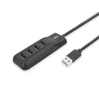 ACT AC6320 | USB 3.2 Gen 1 Interface Hub | Type-A | 5 Gbps | Zwart