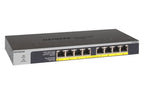NETGEAR GS108LP | Unmanaged Switch | 8 Poorten | Gigabit Ethernet (10/100/1000 Mbps) | 8x PoE+ (60W) | FlexPoE | Fanless | 1U