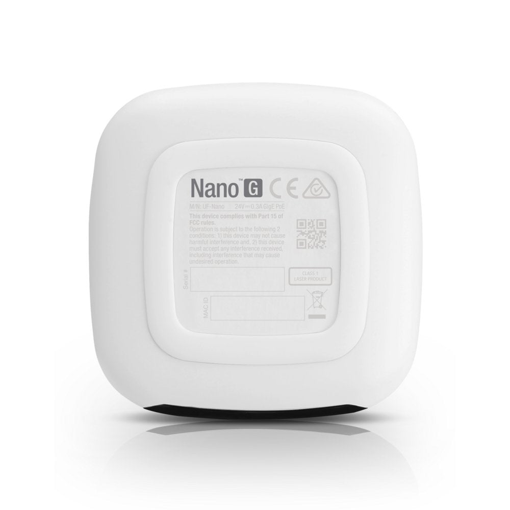 Ubiquiti UF-Nano G Gateway/Controller | GPON ONU | 1x Gigabit Ethernet | 2.5 Gbps Downstream | 1.25 Gbps Upstream | 24V Passi