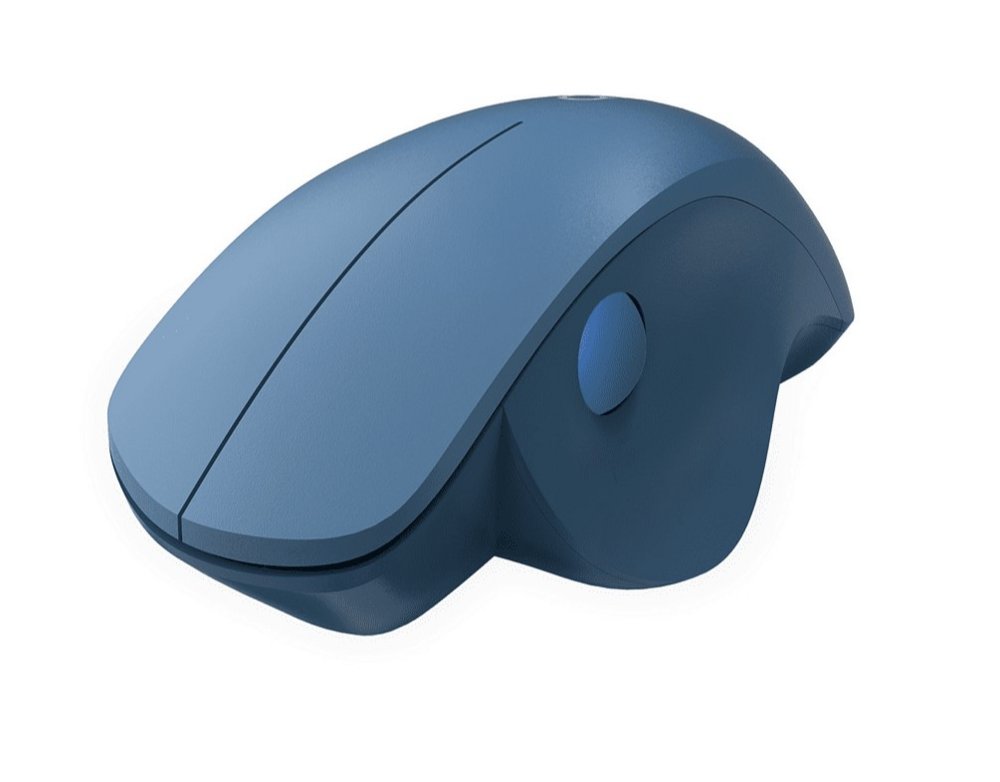 Qware Luton | Draadloze Muis | Rechtshandig | RF | 1600 DPI | Blauw