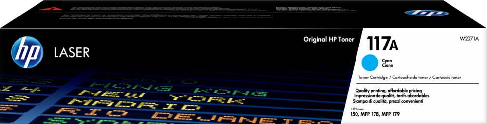 HP 117A | Lasertonercartridge | Origineel | Cyaan | 1 stuk