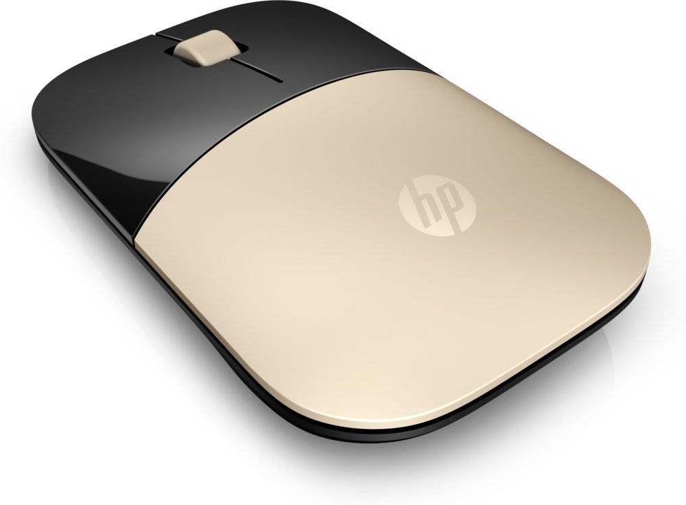 HP Z3700 | Draadloze Muis | Links- en Rechtshandig | RF | 1200 DPI | Goud