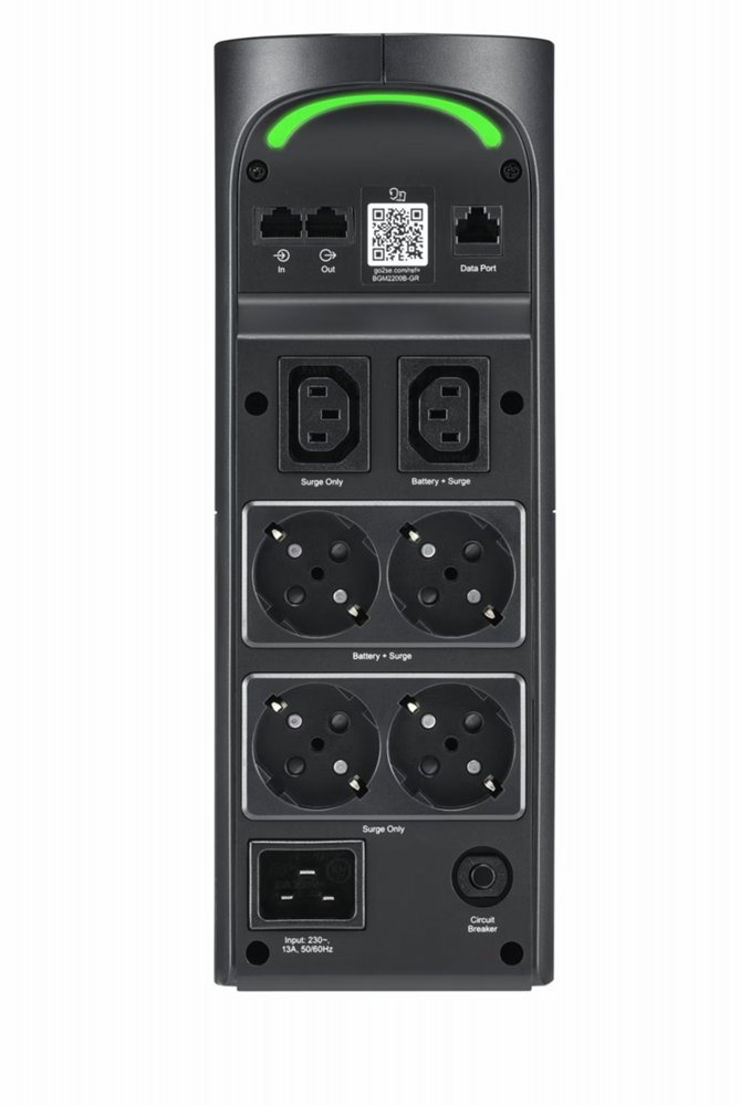 APC Back-UPS Pro Gaming BGM2200B-GR | 2200VA / 1320W | Line-Interactive | Pure Sinus | 4x Schuko + 2x IEC C13 | UPS